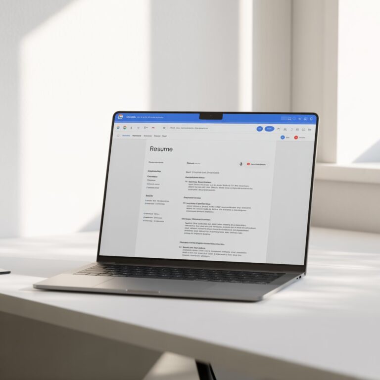 google docs resume template​