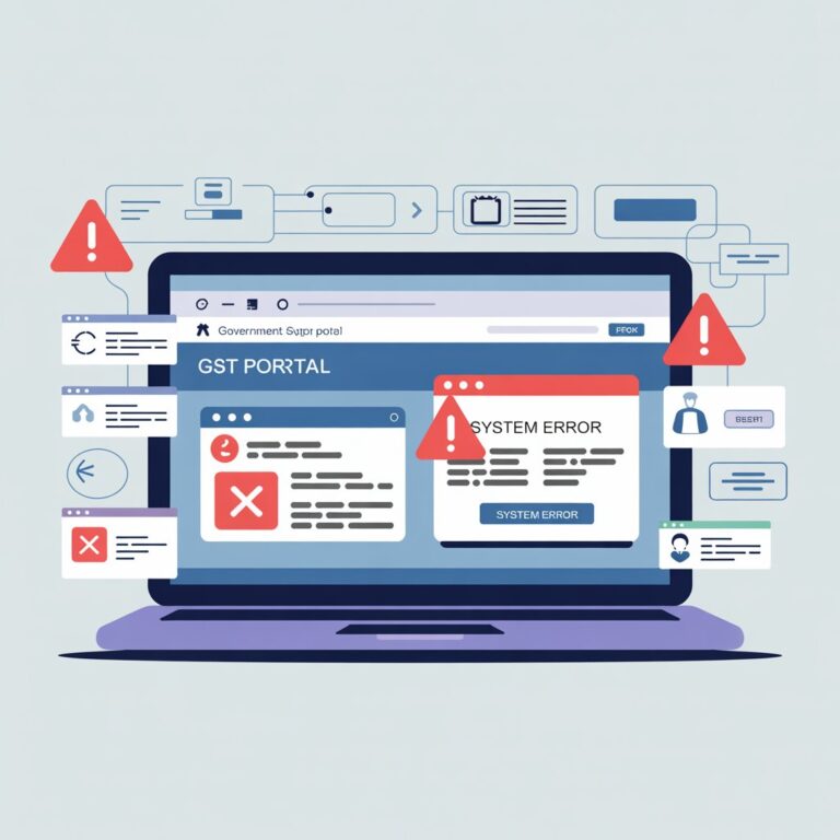 gst website not working