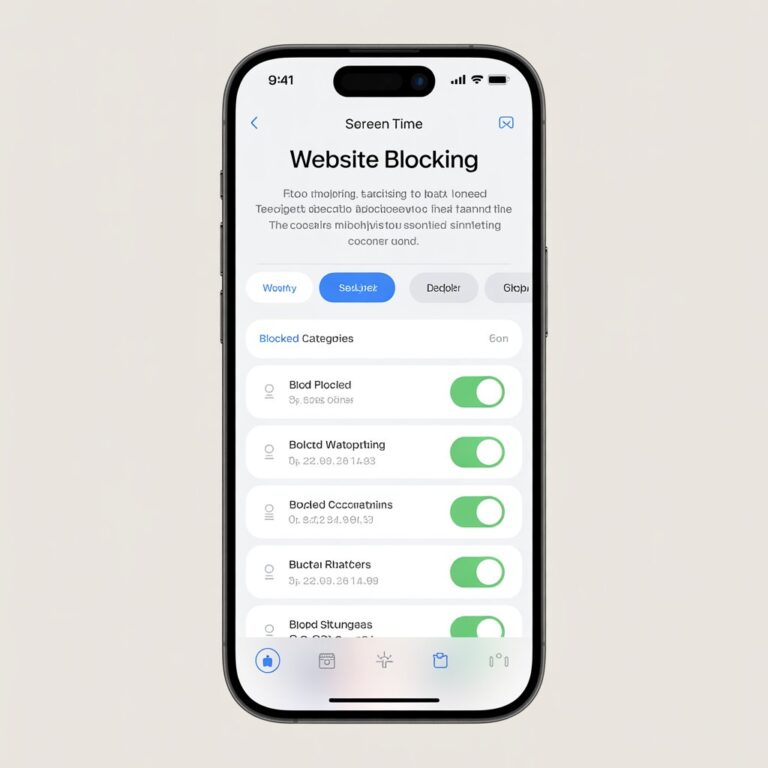 how to block websites on iphone​